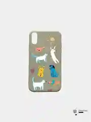 Коричневый чехол с рисунком для iPhone 6 / 6S / 7 / 7S / 7 Plus / X / Xs / Xr / Xs Max