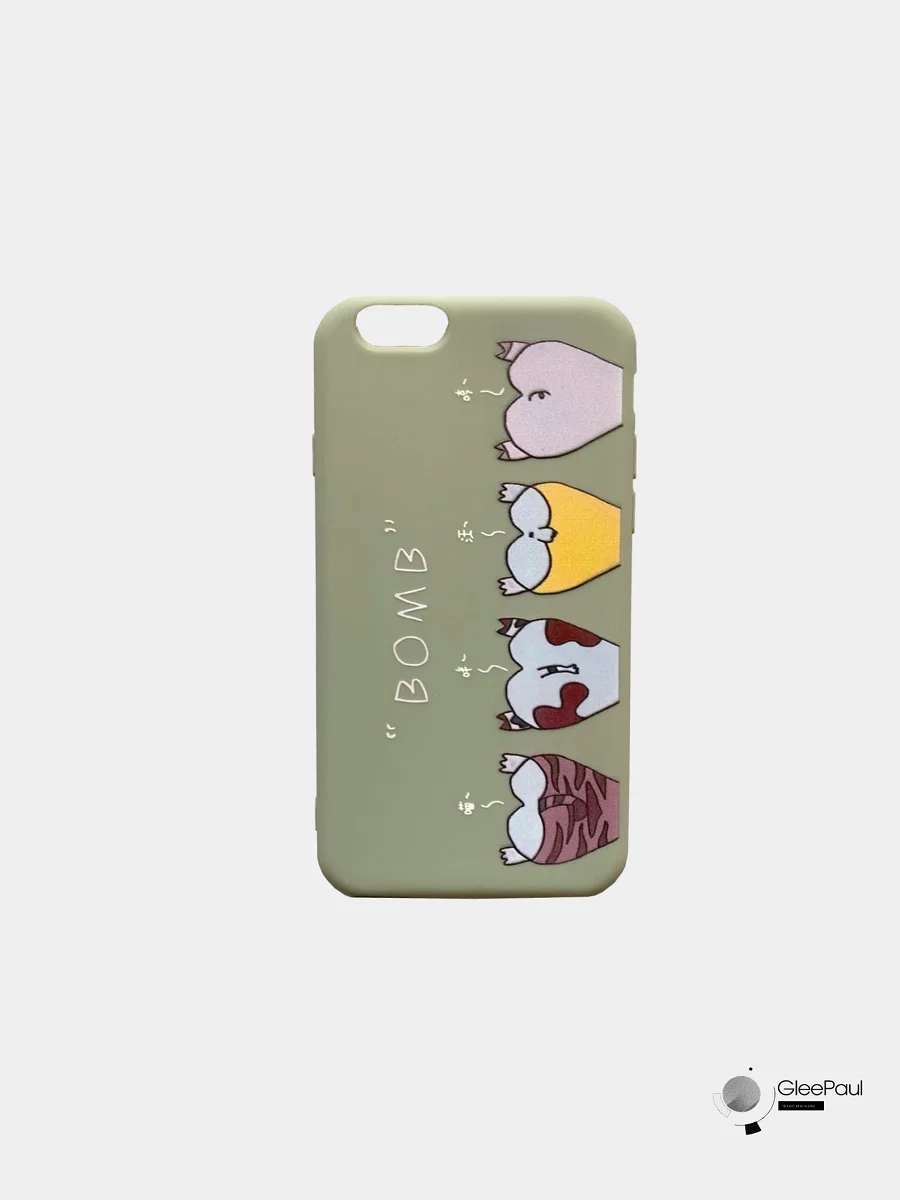 Терракотовый чехол с рисунком для iPhone 6 / 6S / 7 / 7S / 7 Plus / X / Xs / Xr / Xs Max