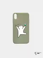 Оливковый чехол с рисунком для iPhone 6 / 6S / 7 / 7S / 7 Plus / X / Xs / Xr / Xs Max