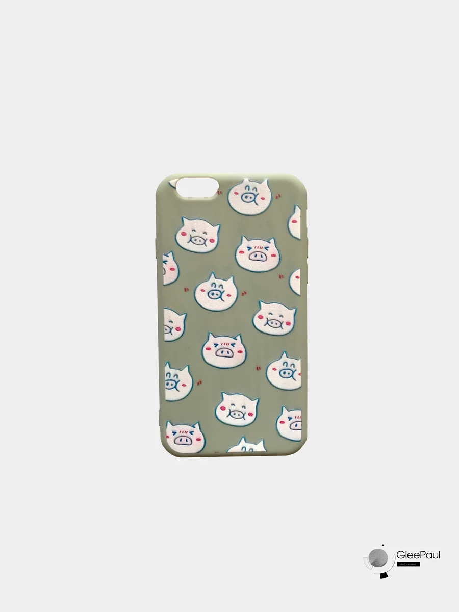 Хаки чехол с рисунком для iPhone 6 / 6S / 7 / 7S / 7 Plus / X / Xs / Xr / Xs Max
