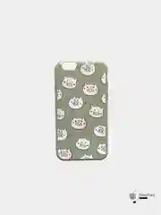 Хаки чехол с рисунком для iPhone 6 / 6S / 7 / 7S / 7 Plus / X / Xs / Xr / Xs Max