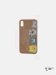 Серый чехол с рисунком для iPhone 6 / 6S / 7 / 7S / 7 Plus / X / Xs / Xr / Xs Max