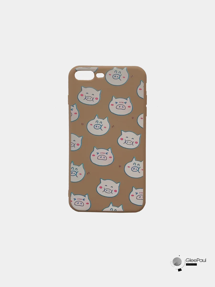 Серебряный чехол с рисунком для iPhone 6 / 6S / 7 / 7S / 7 Plus / X / Xs / Xr / Xs Max