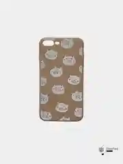 Серебряный чехол с рисунком для iPhone 6 / 6S / 7 / 7S / 7 Plus / X / Xs / Xr / Xs Max