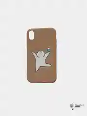 Коричневый чехол с рисунком для iPhone 6 / 6S / 7 / 7S / 7 Plus / X / Xs / Xr / Xs Max
