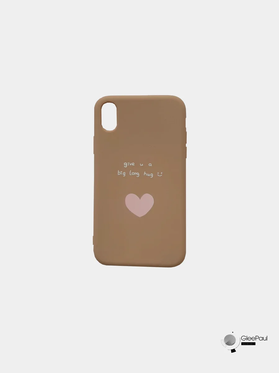 Терракотовый чехол с рисунком для iPhone 6 / 6S / 7 / 7S / 7 Plus / X / Xs / Xr / Xs Max