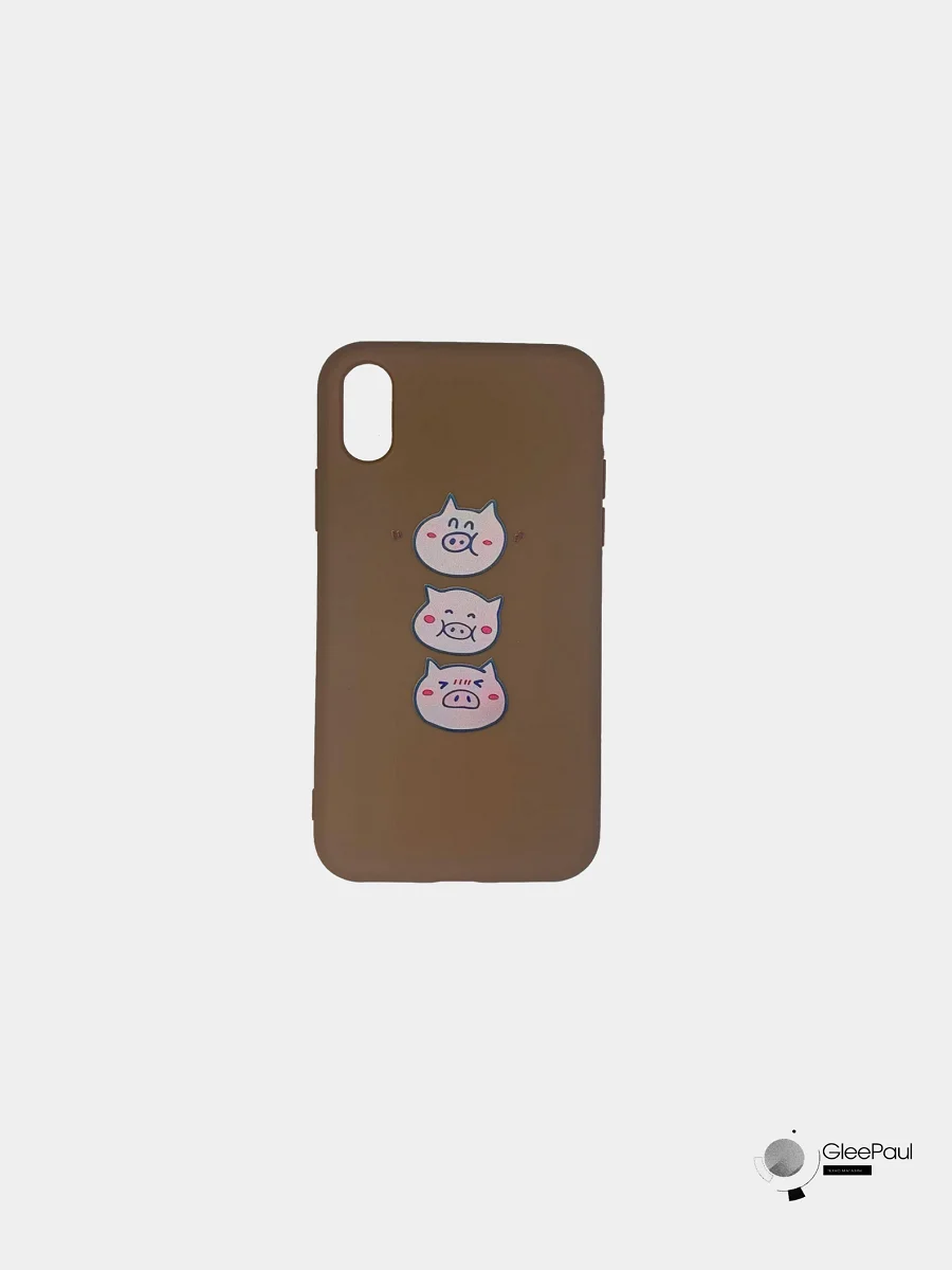Бежевый чехол с рисунком для iPhone 6 / 6S / 7 / 7S / 7 Plus / X / Xs / Xr / Xs Max