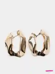 Серьги женские, "Индиго", с мятым эффектом, сережки гвоздики