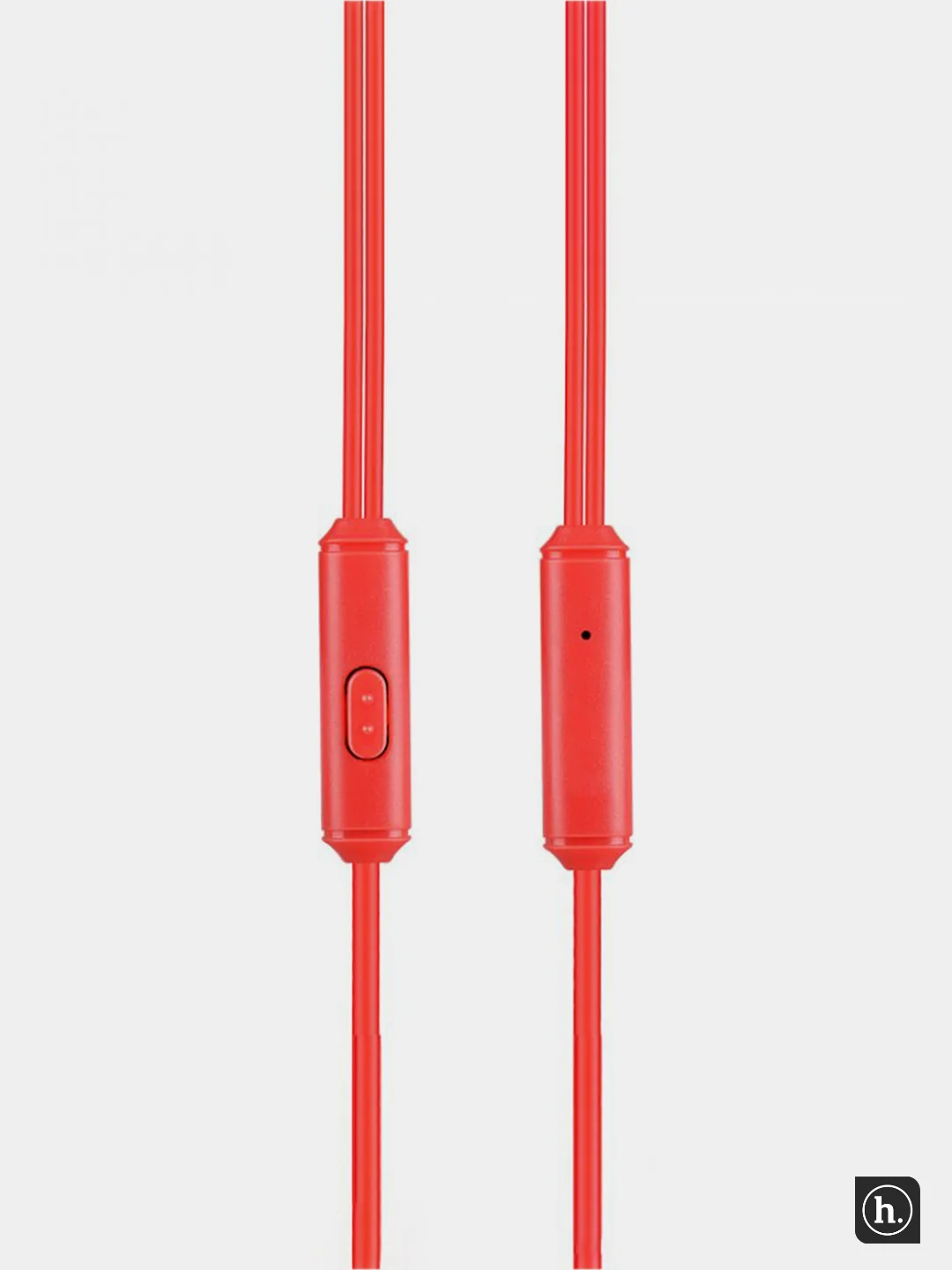 Красный наушники с микрофоном HOCO M14 3.5mm Jack