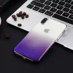 Стильный чехол с градиентным цветом для iPhone и Samsung