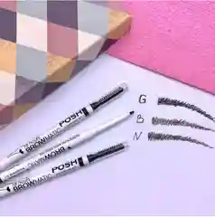 Карандаш для бровей POSH BROWMATIC GRAPHIT, механический, с щеточкой
