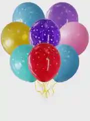 Воздушные шары со звездами, 10 дюймов, 3 штуки