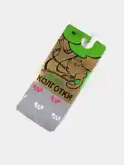 Колготки с рисунком для девочки Бантики