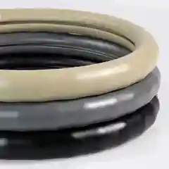 Чехол на руль кожаный, 38 см