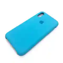 Голубой чехол Silicone Case для iPhone Xs Max