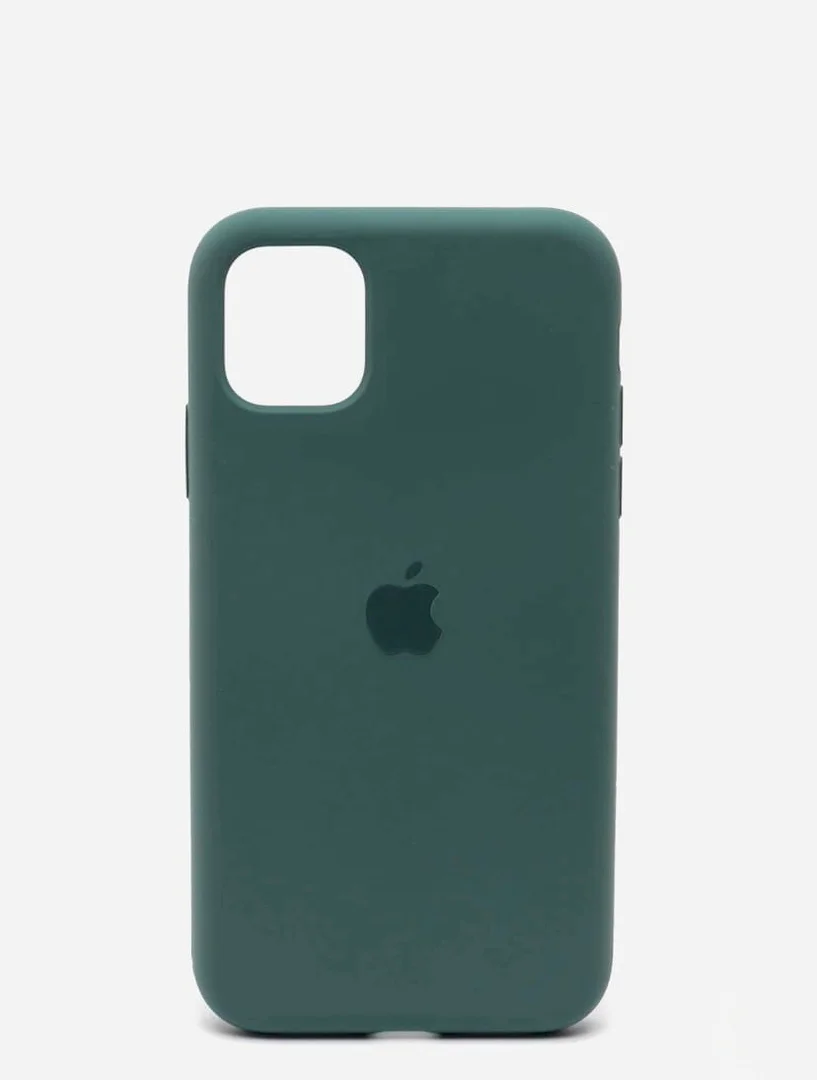 Синий меланж чехол Silicone Case для iPhone 11 Pro