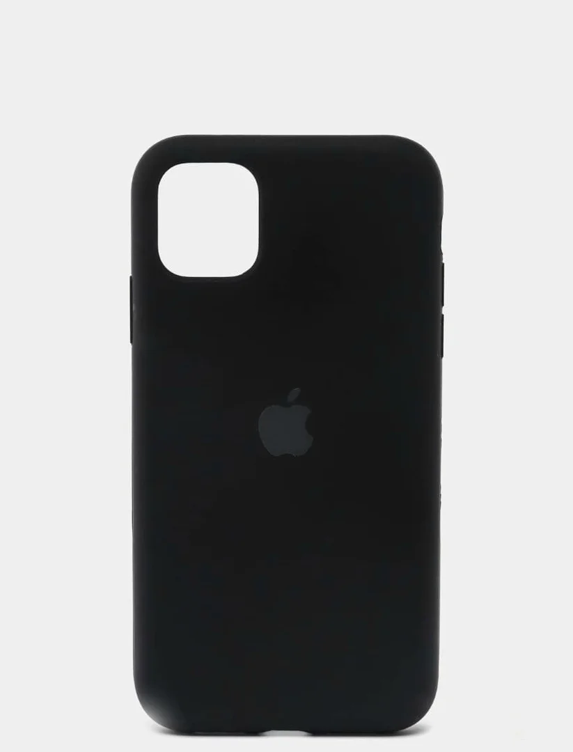 Черный чехол Silicone Case для iPhone 11 Pro