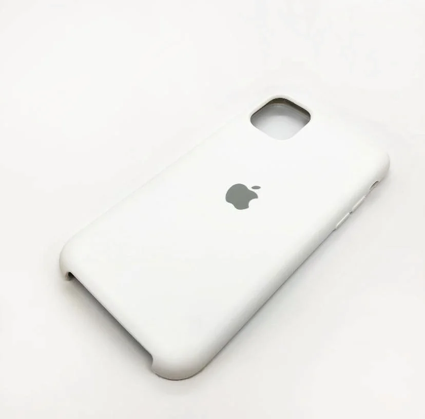 Белый чехол Silicone Case для iPhone 11 Pro