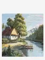 Алмазная мозаика "Дом из детства" 50 х 50 см