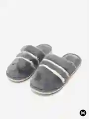Серый тапки мужские домашние