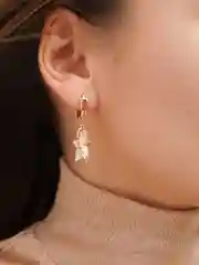 Серьги с камнем