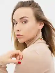 Серьги на подвеске