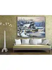 Алмазная мозаика "Уютный домик", 40 х 50