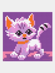 Алмазная мозаика "Котенок", 10 х 10