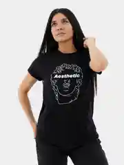Черный футболка Zaraza с принтом, хлопок, унисекс