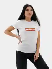 Белый футболка Zaraza с принтом, хлопок, унисекс