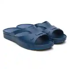 Синий меланж сланцы женские ЭВА