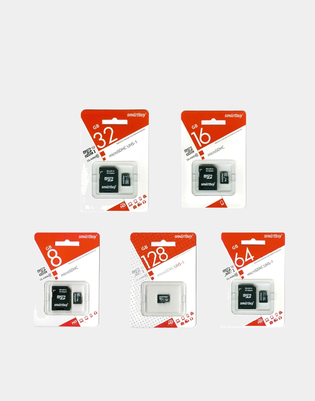 Карта памяти microSD 10 класс 8 / 16 / 32 / 64 / 128 GB