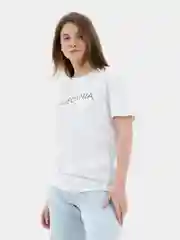 Футболка Zaraz с принтом Balifornia, унисекс, хлопок, белая