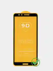Защитное стекло на Huawei Honor 9 Lite (Хуавей Хонор 9 Лайт), полноэкранное, черное