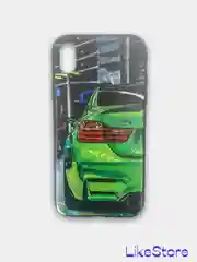 Серый чехол для iPhone XR, с принтом