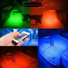 Подсветка салона автомобиля, многоцветная, RGB
