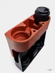 Бежевый автомобильный подстаканник