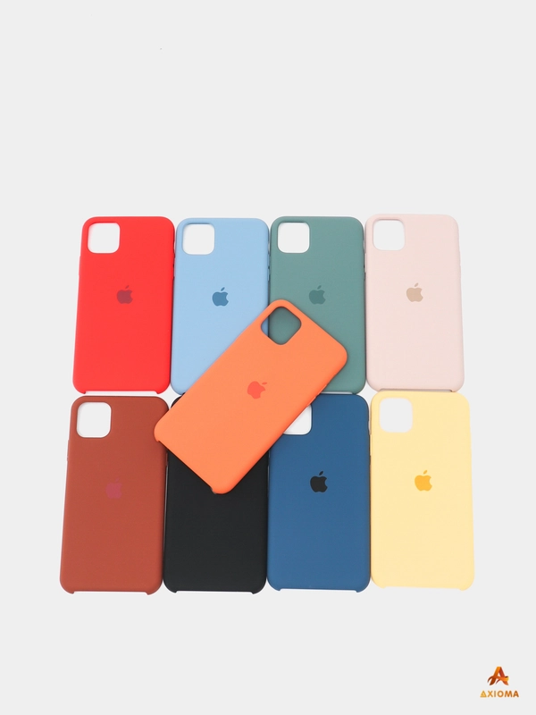 Чехол Silicon Case для iPhone 11 Pro, силиконовый, с логотипом