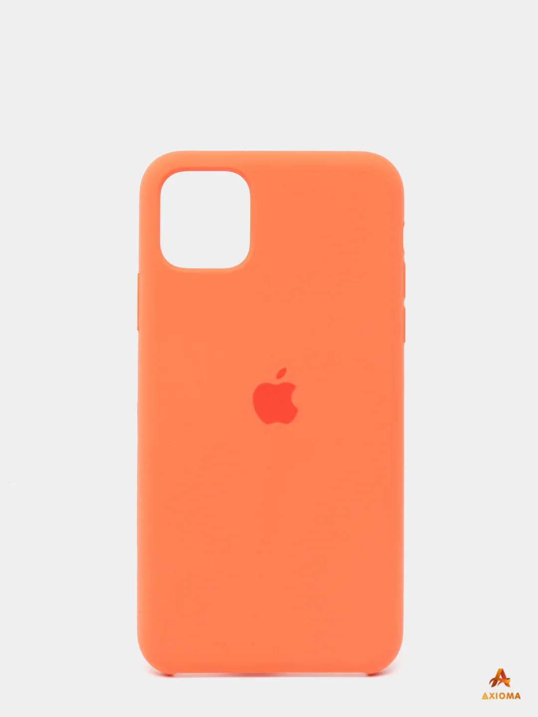 Оранжевый чехол Silicon Case для iPhone 11 Pro, силиконовый, с логотипом