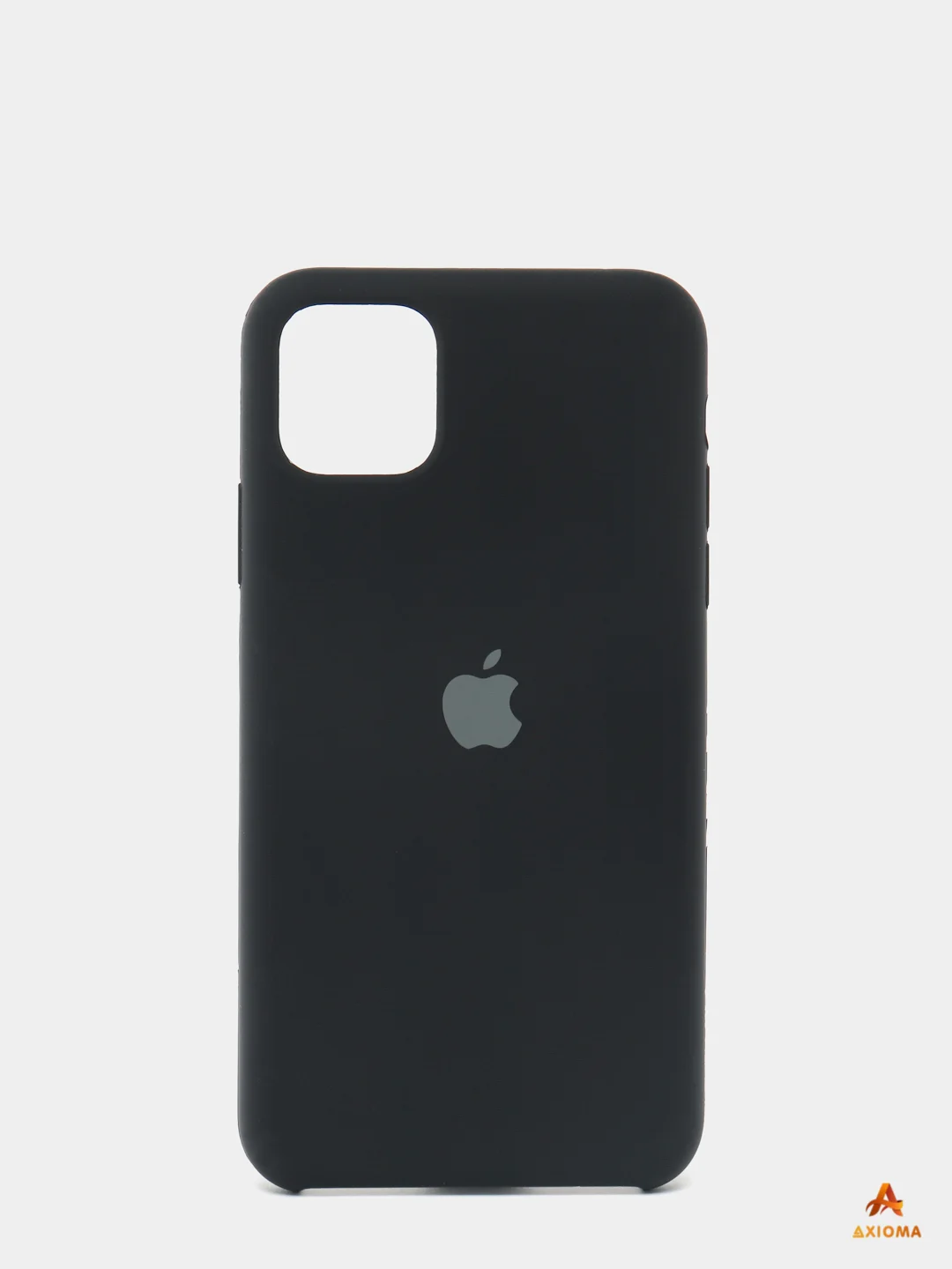 Черный чехол Silicon Case для iPhone 11 Pro, силиконовый, с логотипом