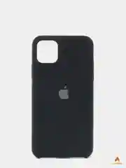 Черный чехол Silicon Case для iPhone 11 Pro, силиконовый, с логотипом