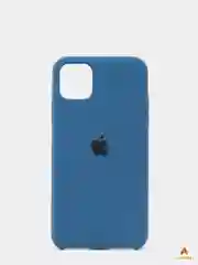 Темно-синий чехол Silicon Case для iPhone 11 Pro, силиконовый, с логотипом