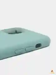 Белый чехол Silicon Case для iPhone 11 Pro, силиконовый, с логотипом