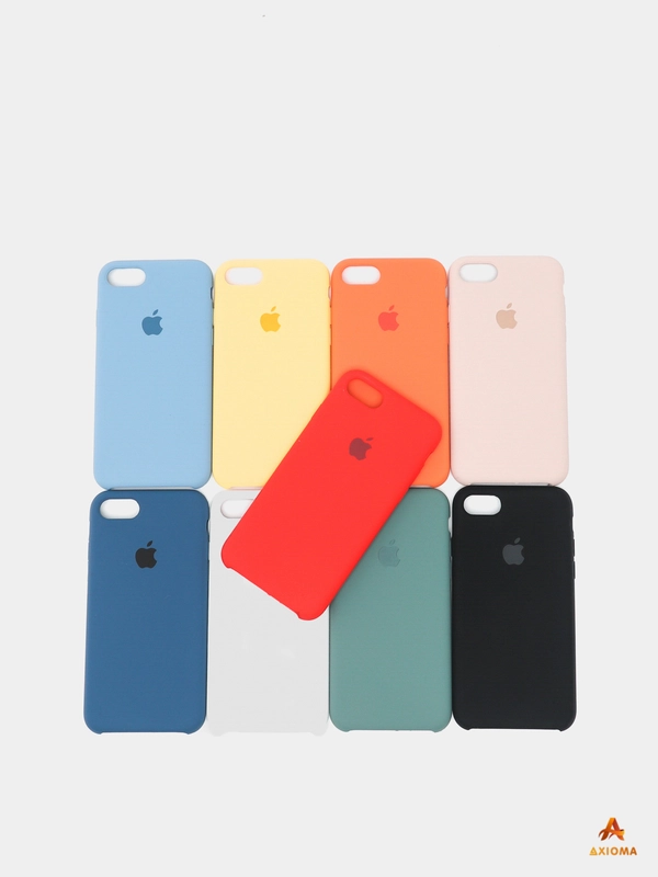 Чехол Silicon Case для iPhone 7 / 8 / SE 2020, силиконовый с логотипом