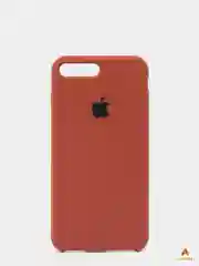 Коричневый чехол Silicon Case для iPhone 7 / 8 / SE 2020, силиконовый с логотипом