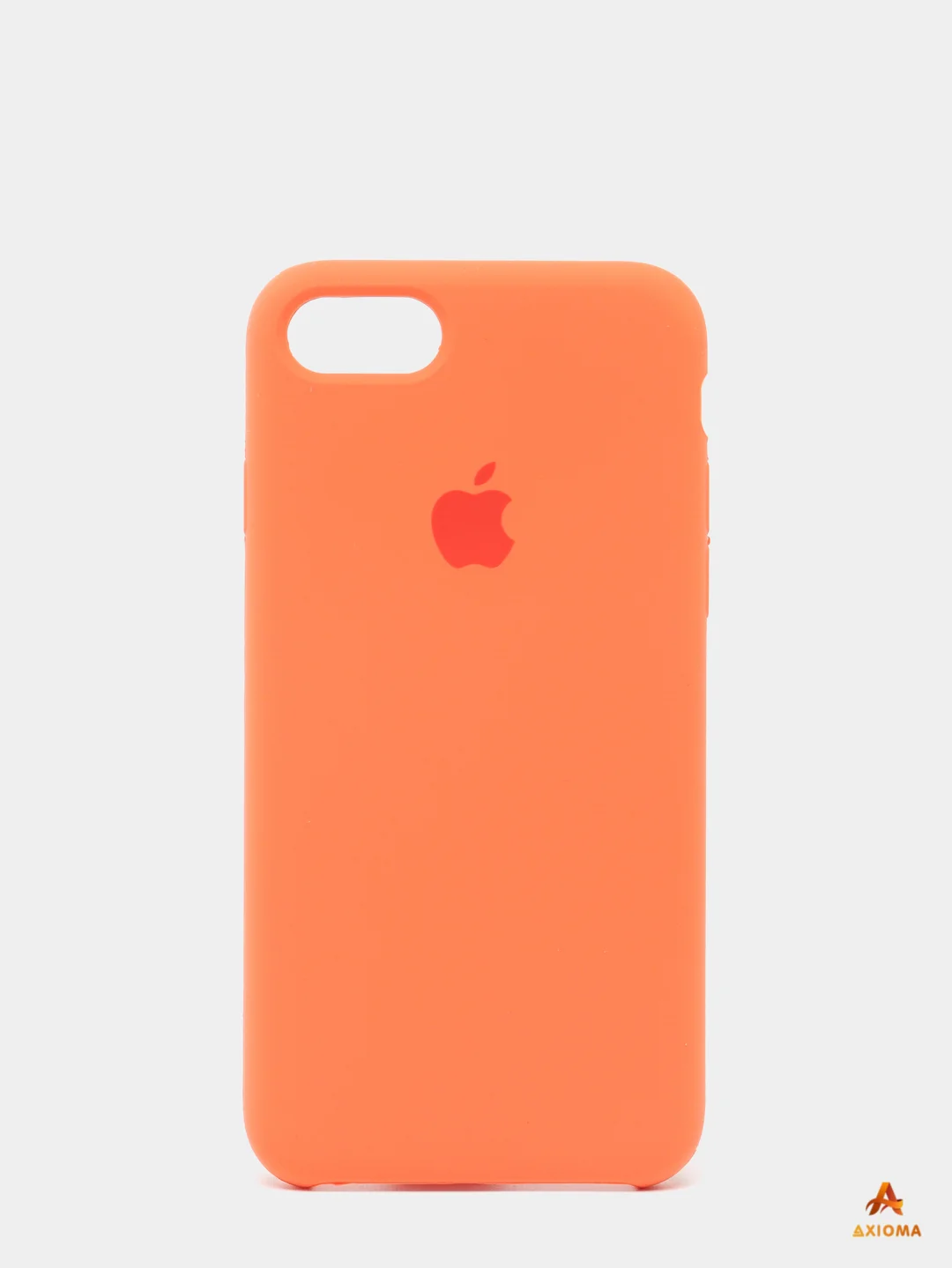 Оранжевый чехол Silicon Case для iPhone 7 / 8 / SE 2020, силиконовый с логотипом