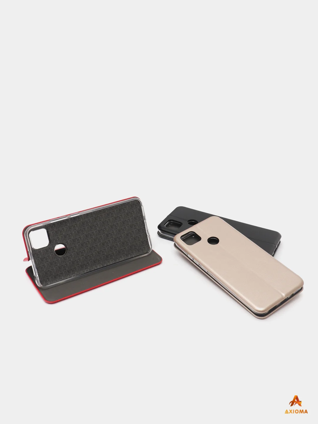 Золотой чехол-книжка для Xiaomi Redmi 9C, с магнитом