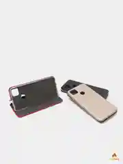 Золотой чехол-книжка для Xiaomi Redmi 9C, с магнитом