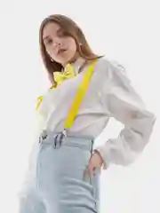 Подтяжки с бабочкой