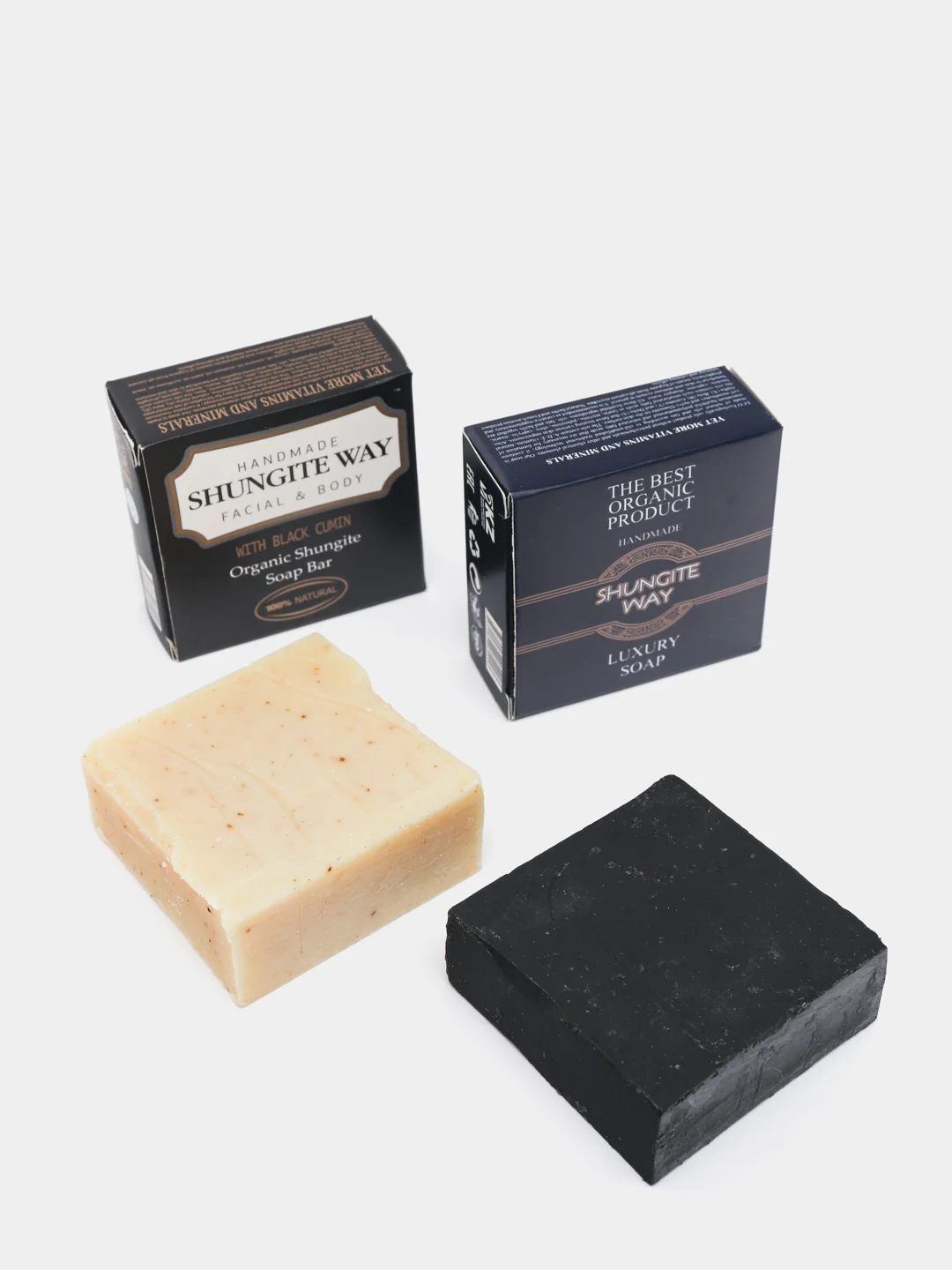 Белый мыло шунгитовое "Shungite Way"